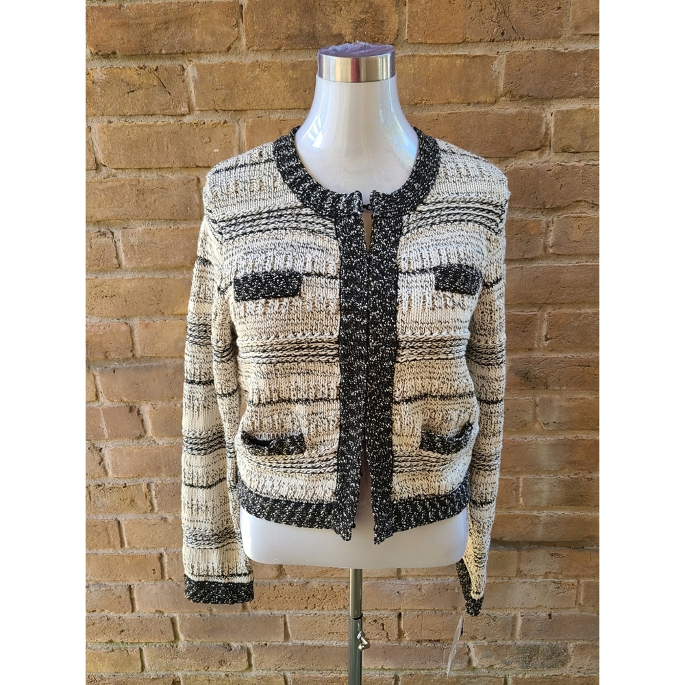 NWT Black & White Knit Sweater